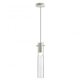 Odeon light 5058/5LB PENDANT ODL24 323 белый/прозрачный/металл/стекло Подвес LED 5W 3000K SCROW  - 3 купить